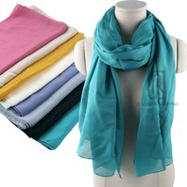 텐셀 100% 무지 면 스카프 머플러 남자 여자