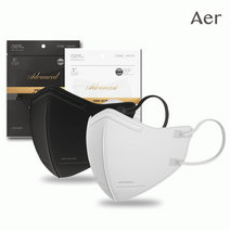 재고정리아에르마스크프로/국내산라이트핏/어드밴스드 KF94마스크다양한10컬러숨쉬기가 좋은마스크, 아에르프로 라일락퍼플/L