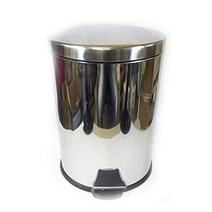 가재울산업 코스모스스텐페달휴지통8L_휴지통 분리수거함 쓰레기통 용 5697-5609756ea, gajae6526 본상품선택