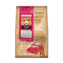 소프트밥 말랑한사료 강아지밥 소고기 1kg 멍멍이 _ 230116898ea, 본상품선택