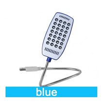 28 LEDs 책 빛 슈퍼 밝은 DC5V USB 독서 야간 조명 테이블 램프 보조베터리 노트북 컴퓨터, 01 Blue