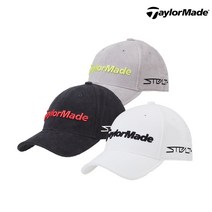 테일러메이드 투어 코듀로이 캡 골프모자 TD391, 화이트