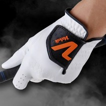 볼빅 V로고 남성 양피 골프장갑 왼손 화이트 슬라이스, 22호