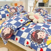 사계절 다양한 체크 이불커버 베개커버 아이방 공주방 침실 침구세트 싱글 퀸