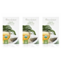 레볼루션 티 그린티 티백 16개입 3팩 Revolution Tea - Green Tea | Premium Full Leaf
