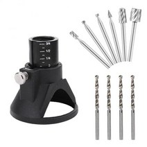 탁상그라인더 속도조절 충전 무선 미니 그라인더 11pcs 목공 드릴 비트로 설정, 1set-11pcs