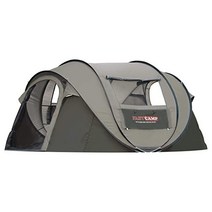 FASTCAMP Mega5 3Person pop up 텐트 - 자동 즉석 for 피크닉캠핑 포터블 휴대용 카바나 해변 텐트4 창Privacy Wall캐리백 포함