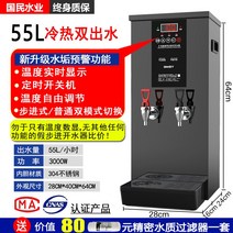 업소용 온수기 물 온수 식당 전기 전자동 건설 현장, 55L 냉온이중 블랙