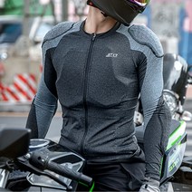 상체보호대 SK-824 오토바이자켓 익스트림 스노우보드 스쿠터 바이크보호대 전동 퀵보드 안전보호복, 그레이