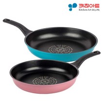 키친아트 [1+1] 심플리 다이아몬드 5중코팅 프라이팬, 10.파티웍 28cm/06.궁중팬 26cm