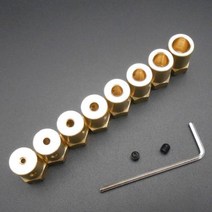 모터커플링 2Pcs X 12MM 육각 황동 샤프트 모터 커플 링 커플러 2MM 3MM 317MM 4MM 5MM 6MM 7MM 8MM L 18MM 휠 타이어 DC FD895902