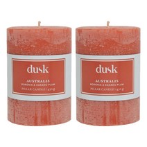 호주 더스크 보로니아 앤 카카두플럼 필라 캔들 430gx2개 dusk Pillar Candle