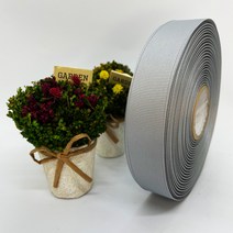 포장 리본 끈 제이제이리본 골직리본15mm 20mm 25mm 60컬러 (길이 45M ) 공단리본, 23회색