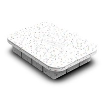 W&P 피크 아이스 워크 에브리데이 트레이 12구 얼음틀, Speckled White