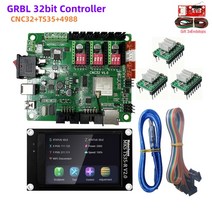 CNC조각기 공작기계 목재CNC가공 GRBL 32 비트 컨트롤러 브레이크 아웃 보드 확장 카드 MKS TS35-R 디스플, 02 CNC32-TS35-4988