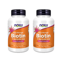120베지캡슐 [2개세트] 10000mcg 나우푸드 비오틴, [2개세트] 나우푸드 비오틴 10000mcg 120베지