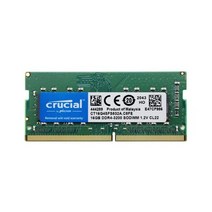 Crucial 중요 16GB DDR4 3200MHz PC4-25600 노트북 1Rx8 SODIMM 메모리 램 CT16G4SFS832A 101352