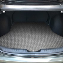 아이빌 렉스턴W 자동차 트렁크 카본 고무매트, 블랙, 7인승, 쌍용