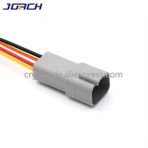 스트립 코일 도이치 DT 커넥터 15cm 배선 하네스 DT06-2S/DT04-2P 2P 3P 4P 6P 8P 12P 방수 전기 1, 05 4P Male, 05 4P Male