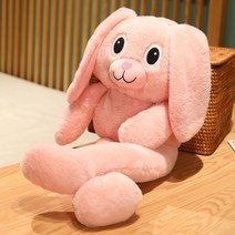 초대형 봉재인형 애착인형 빅사이즈 인형 수면 선물 감촉 여자친구 토끼띠, 1, 120cm
