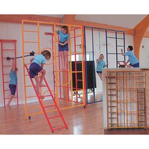 키드짐 스틸 늑목 시리즈 IKG1331 가로 200 x 높이 230~240cm 주문제작, E(로프&봉)
