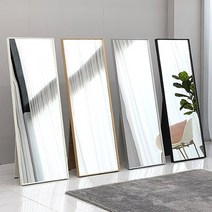 거치대형 와이드 전신거울 (그레이), 없음