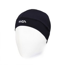 MCN 베이직 스컬캡 자전거 헬멧속모자 비니 쪽모자, 화이트