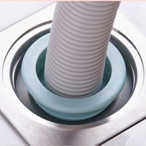 하수구세탁호수덮개 냄새차단 배수구 역류방지캡, 핑크