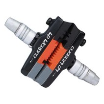 2x 경량 자전거 브레이크 블록 MTB 산악 자전거 V 브레이크 패드 사이클링 브레이크 시스템 안티 슬립 소음 수리, 검은색, 알루미늄 합금