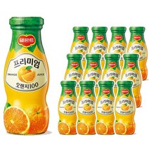 델몬트 프리미엄 100% 오렌지 소병 100ml x 12병