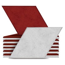 12pack 다이아몬드 음향 패널 사운드 패널 홈 앰프 장식용 음향 패널 사무실 기하학적 음향 벽 패널 방음제 벽지 흡음보드 가설방음벽 차음재 방음재 흡음제 방음벽, 없음