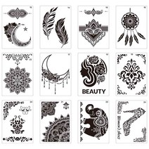 12x 우아한 그림 스텐실 꽃 테두리 템플릿 내구성 기프트 카드 제작