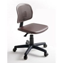 허리스트레칭가능 회전등받이형 쿠션 바퀴 의자(6색) 사무용 가구 집기, 레자그레이