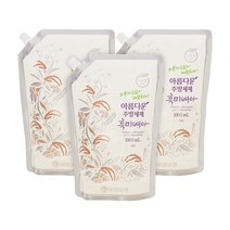 아름다운 주방세제 흑미배아, 1000ml, 3개