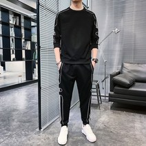 AIRASI 남자 남성 봄 가을 트레이닝복 세트 운동복