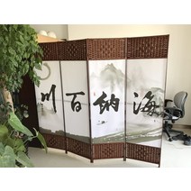 가림막 간이 미용실 병원 백화점 피부관리실 의류매장 임시창고 코너 이동식 병풍 라운드, 높이 1.5mx50cm 폭단면 3핀 불받침