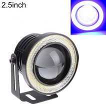 자동차 LED COB 헤일로 링 엔젤 아이즈 라이트 DRL 운전 안개등 전구 30W, [07] Blue Ring 3 inch 5, 07 Blue Ring 3 inch 5