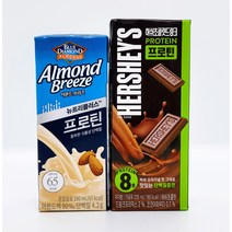 매일)아몬드브리즈프로틴 190ml 6개 + 허쉬초코프로틴 235ml 6개
