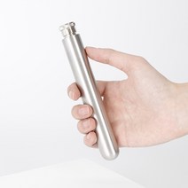 위스키보틀 힙플라스크 끈달린물통 휴대용 캠핑용 디캔터 1.5oz45ml 304 양주병, 은