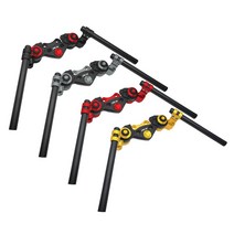혼다 2022 PCX125 세퍼핸들 세퍼레이드 오픈바 각도 조절 핸들 튜닝 18-22, PCX로고 세퍼핸들, Red - 레드