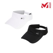 밀레 MILLET 남여공용 남성 여성 스포츠 및 골프 아웃도어 어디에서나 사용가능한 심플한 기본용 썬캡, BLACK(16)