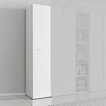 400 싱글 키큰장 안방옷장 1인용 원룸 장롱 선반형 행거, 1_화이트