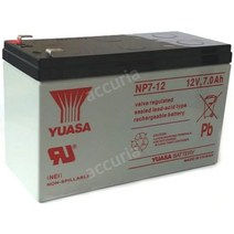 YUASA NP7-12 12V 7Ah 호환 배터리 UPS 미쓰비시 엘리베이터 EPS, free