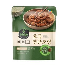 CJ더마켓 반찬 집밥 가정식 건강식 탑티어 비비고 호두연근조림 우엉채 연근채 채식 90G, 5개