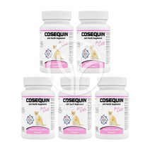 5개 Nutramax 코세퀸 고양이 관절 건강 보조식품 80 스프링클 캡슐