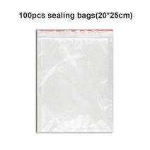 가정용 음식물 진공포장기 electric food vacuum sealer packaging machine, 포장백 100개 ( 20X25cm )