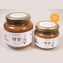 청정 땅끝 해남 3년숙성 명인 맛있는 전통 재래식 된장 국내산, 500g, 1개