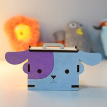 영공방 DIY동물 오르골 보석함 강아지 (CM871) 방학숙제 조립키트 완구 모형, 단품
