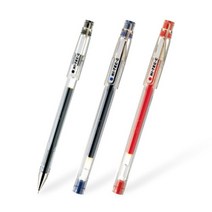 파이롯트 하이테크-C 중성 펜 잉크 0.4mm 흑 청 적, 4개, 블랙