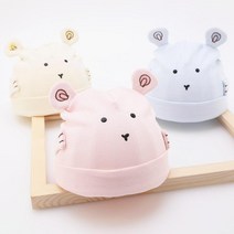 Fat Tiantian 신생아 영유아 데일리 곰돌이 모자 출산선물